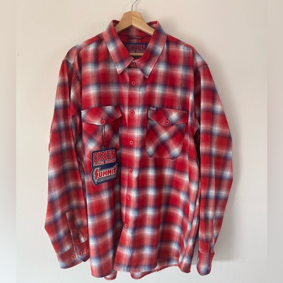 DIXXON Flannel Co. Summit Racing Equipment Plaid Flannel‎ Men's Size 2X NWT